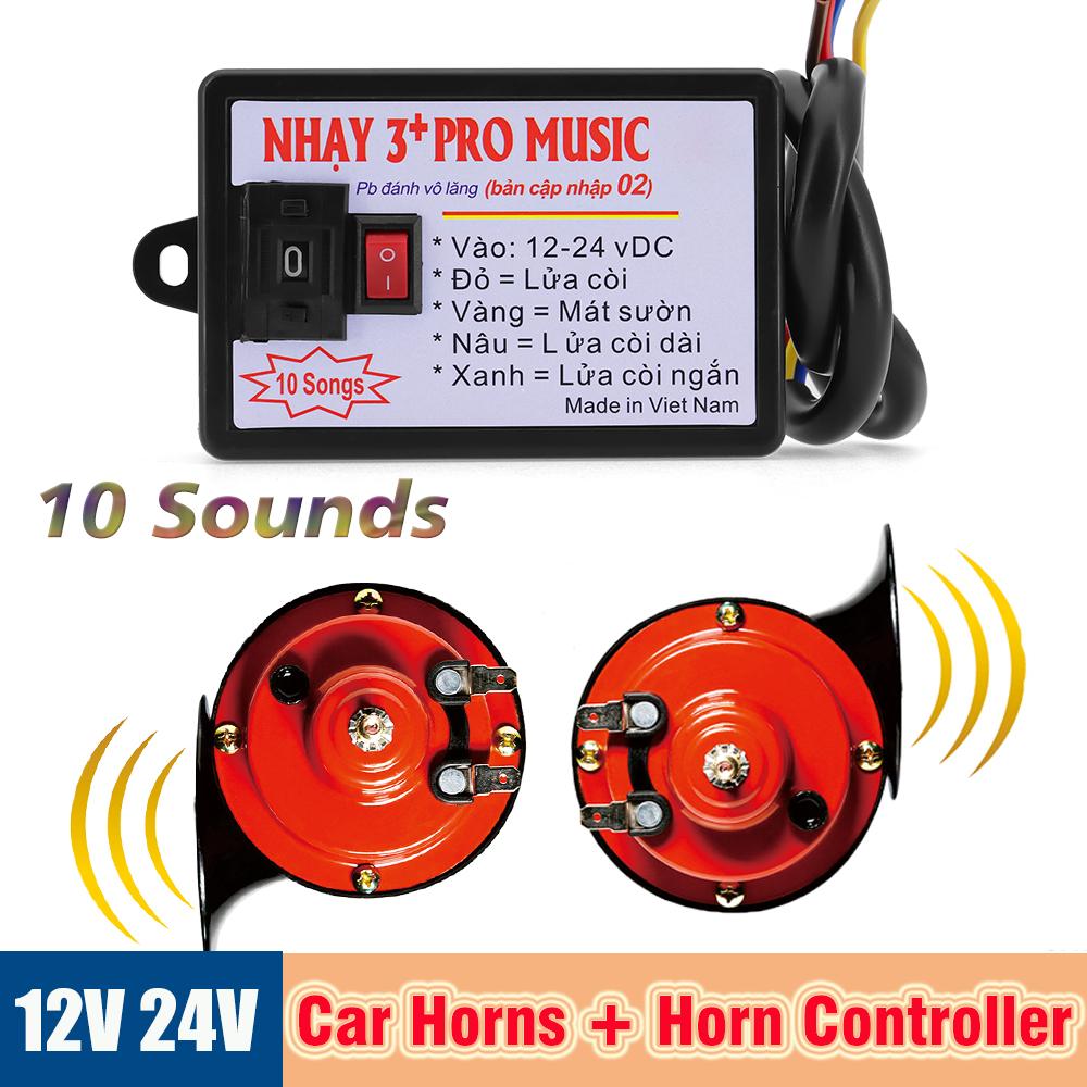 

Автомобильные аксессуары 12-24 В универсальный контроллер автомобильного гудка 3+Pro музыкальный динамик гудка 300 дБ беспроводной блок управления с переключением громкости