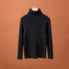 Girls' High Neck Knit Sweater - Stylish Long Sleeve Pullover for Medium & Large Children, Perfect Autumn & Winter Base Layer.