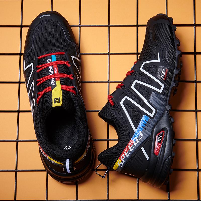Modne męskie buty rowerowe bez zamka Mountaineering Cross-Country Antykolizyjne Outdoor Casual Shoes Casual Sports Casual Shoes