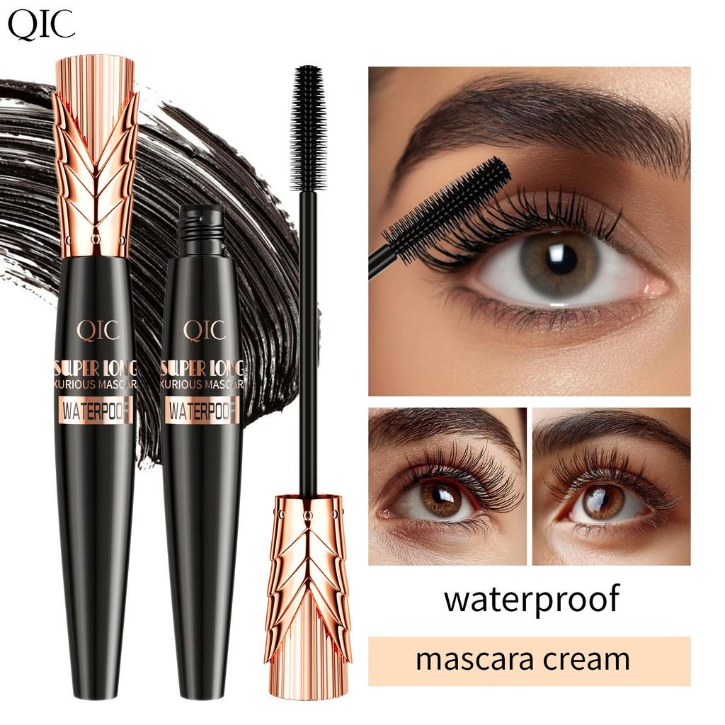 QIC mascara 5D mascara waterproof non-smudging mascara crown head mascara
