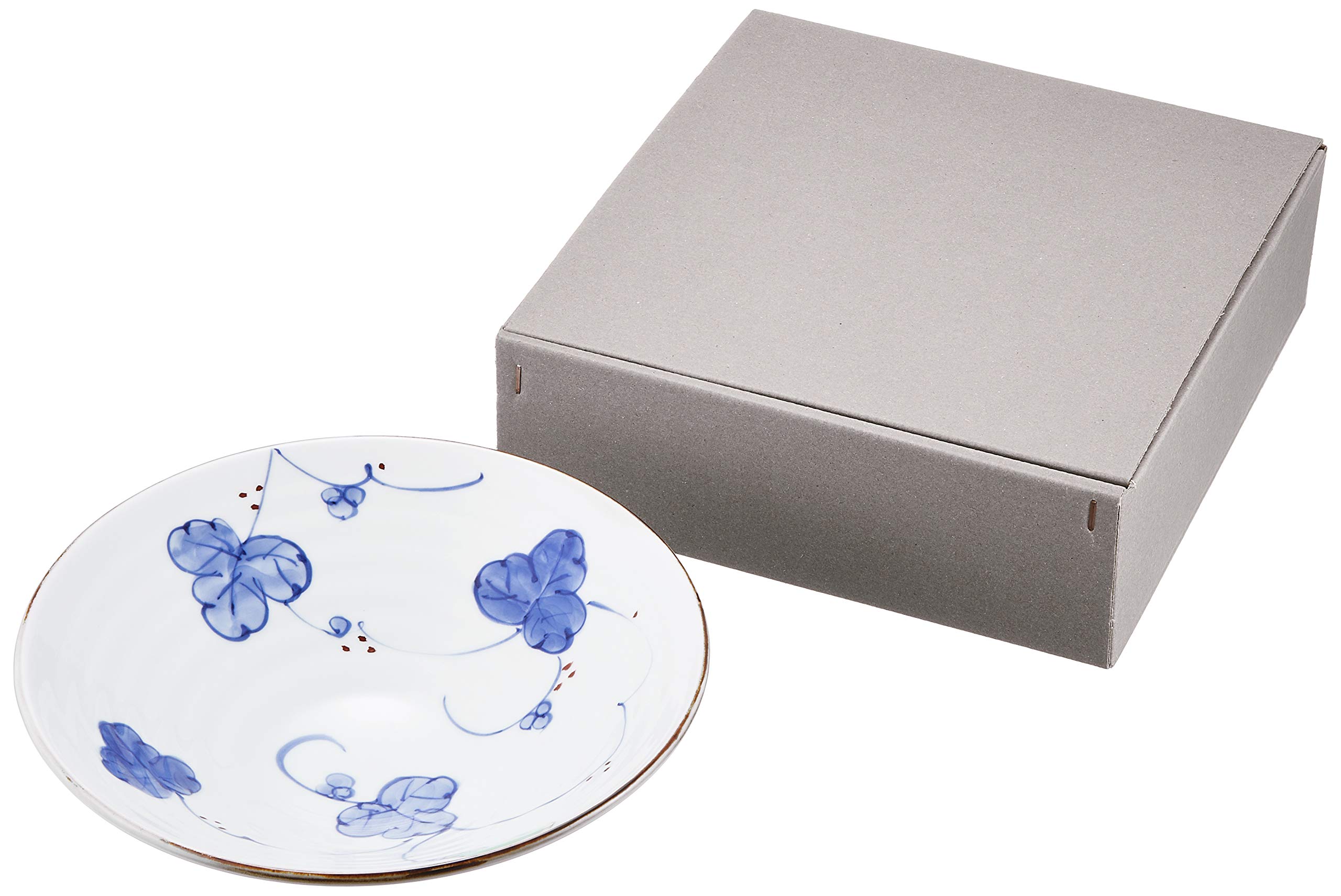 

Фарфор Арита, печь Шинмине, рисунок лист 55008, рисунок «тысяча ступеней», 7-дюймовая чаша,