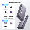 UGREEN HDMI Switcher [5 Inputs, 1 Output, 4K@60Hz] Selector HDCP 2.2/HDMI 2.0 Switcher Manual Switching PS3 PS4 PS5 Switch Compatible Gray