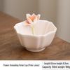 Pink Flower Petal Chinese Style Tea Cup for Personal Use