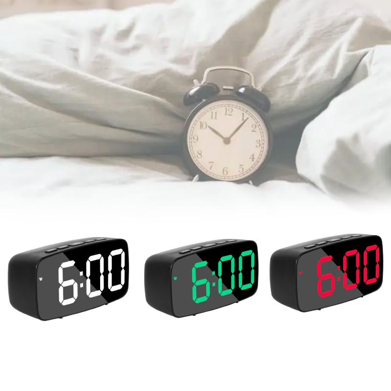 Alarm Digital Led Clock Night Light Temperature Function  Living Supplies Room