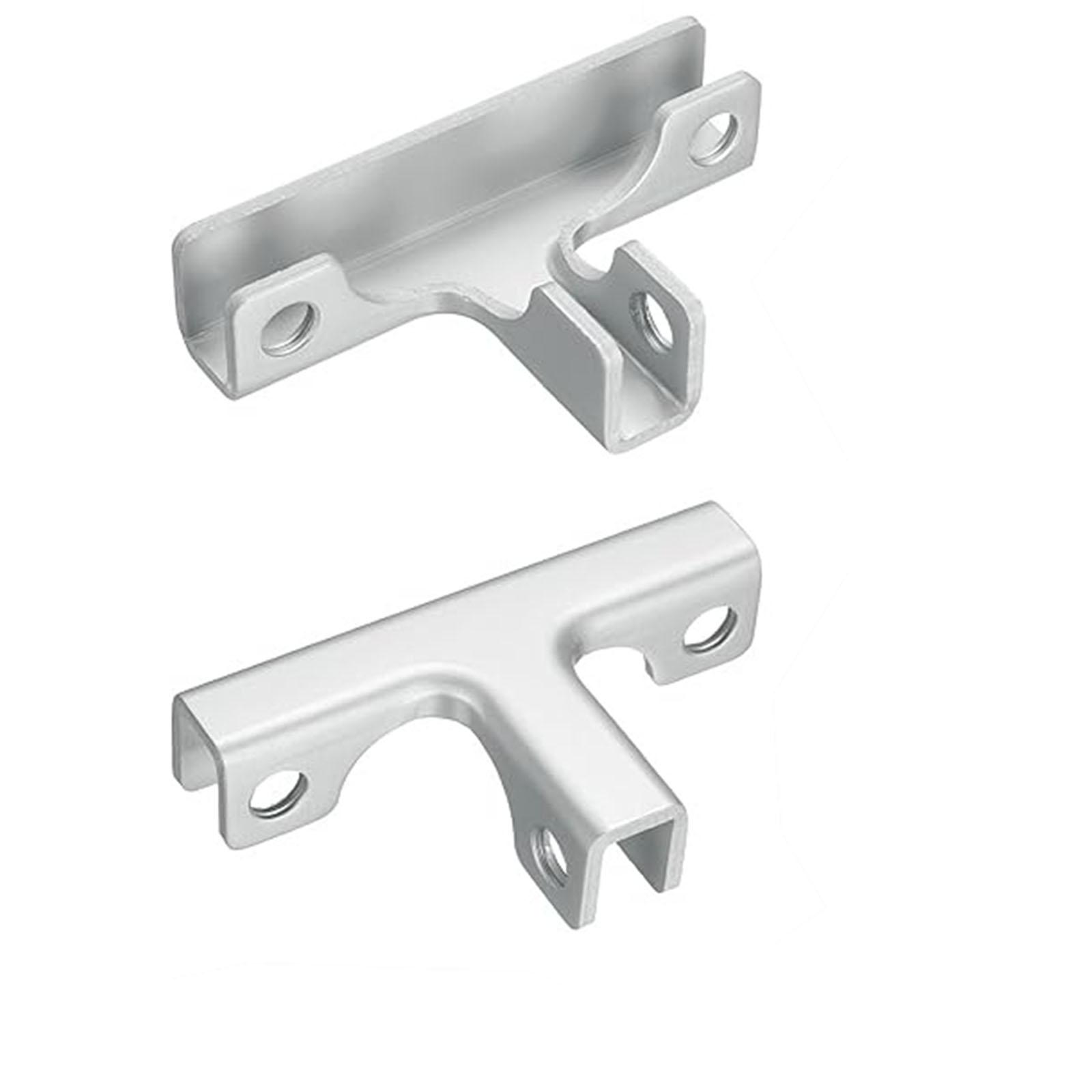 

T-shaped - Finish (with 4-8mm ) Aluminum Alloy Glass Glass-clamped Support With Right-angle Flat Plate, Tile Fixing Clamp, Semi-circular Glass Holder One Size