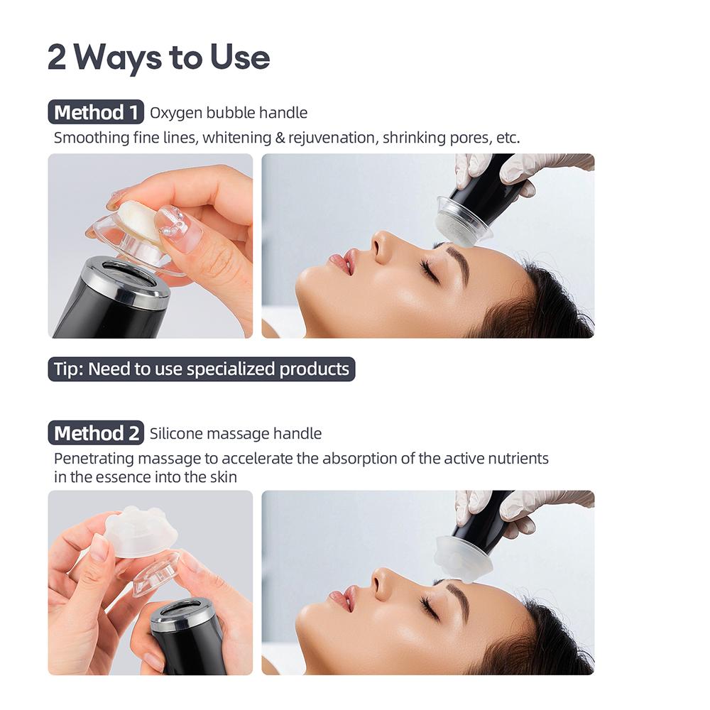 Foreverlily CO2 Bubble Pen Aqua Skin Face Cleansing SPA Beauty Device CO2 Pods Massager Portable Oxygen Bubble Facial Machine