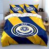 Kazakhstan KFF Flag Bedding Set Bedding Duvet Cover Set Duvet Cover Pillowcases  (1 * Duvet Cover 2 * Pillowcases, Without Duvet Insert)
