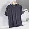 Men's Quick-Dry Summer Ice Silk Round-Neck Short-Sleeve Sports T-Shirt