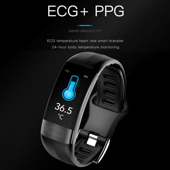 P11 Plus Smart Watch Health Monitoring Multifunctional Waterproof 0.96 inch Fitness Tracker Sport Bracelet for Android