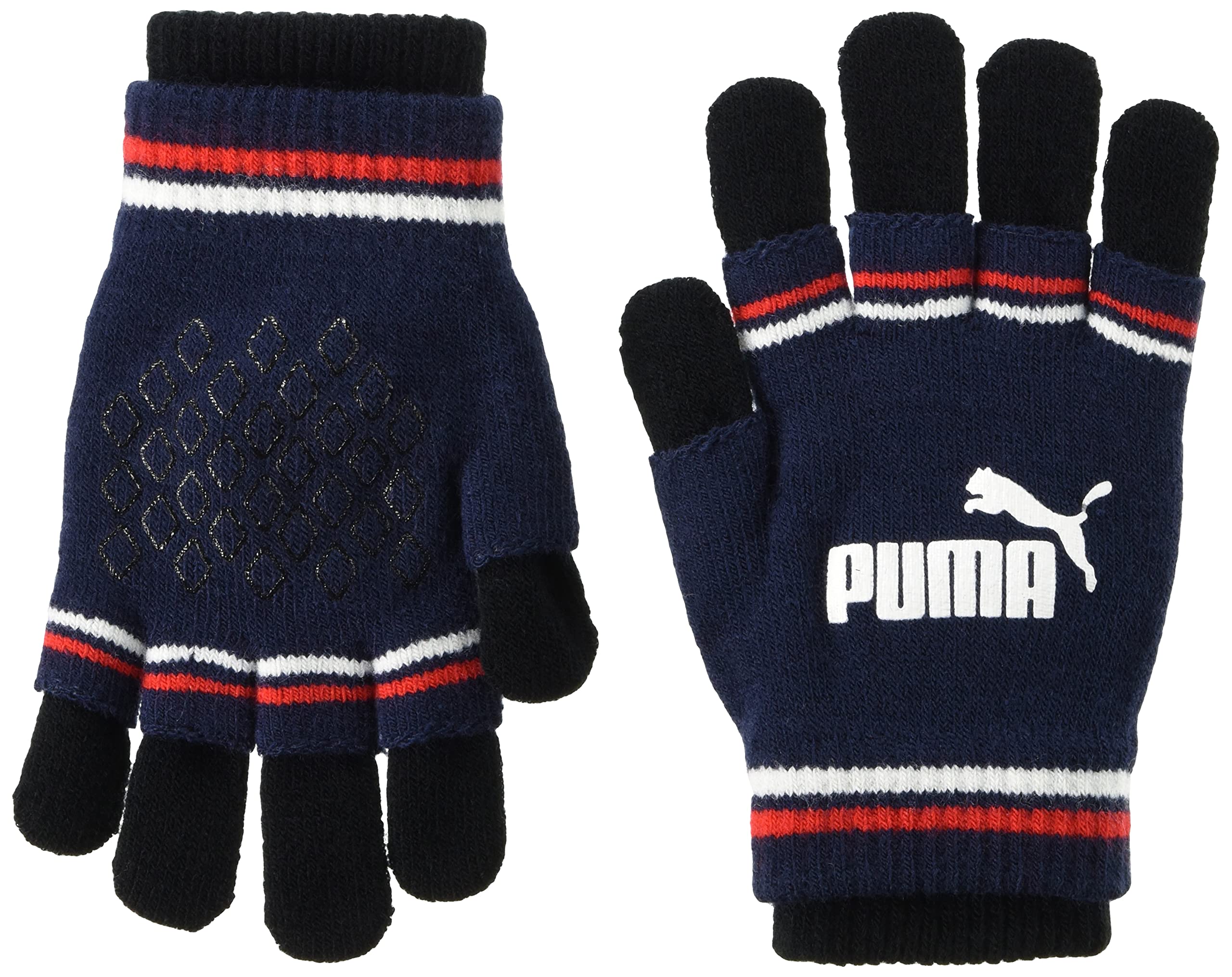 

Fitness Training Gloves Two Layered Magic Gloves 041801 21 Color Peacoat Black S [PUMA] Fall/Winter (02)