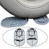 Cement Polishing Shoes Footwear with Widened Straps for Efficient Concrete Leveling Multipurpose
