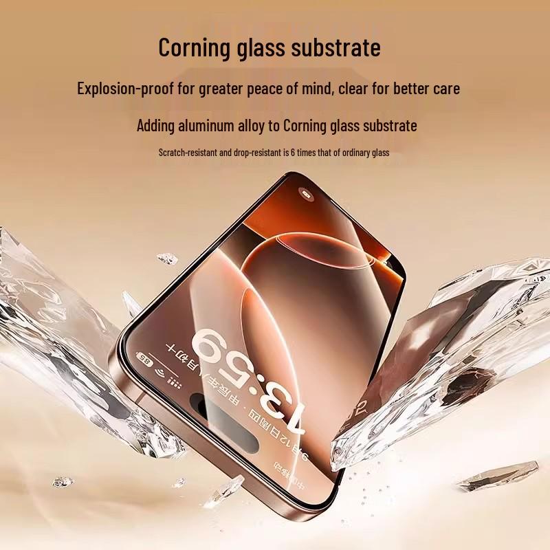 Explosion-proof Oppo Reno14/FindX8S+ Dust-free Tempered Film for Ultrasonic Unlock HD
