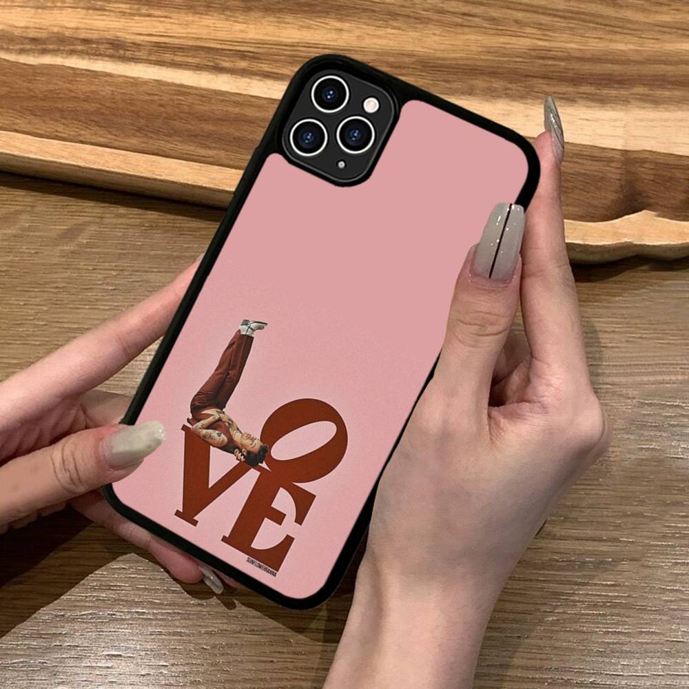 Famous H-Harris Singer S-Styles Phone Case For Iphone 11 12 13 14 15 Pro Max 17 16 Plus Hard PC+TPU Back Cover
