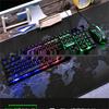 JYKM320 Wired Rainbow Backlit Keyboard and Mouse Combo