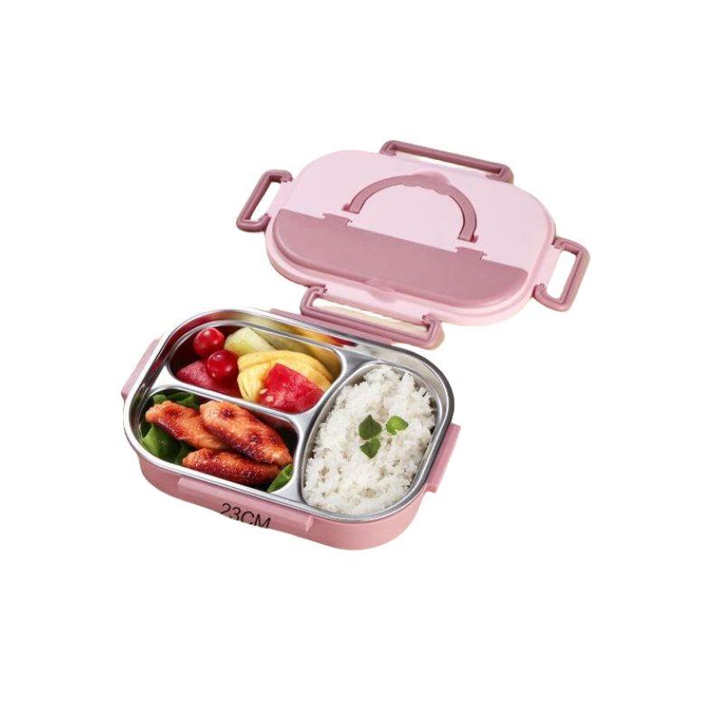 Kids 304 Stainless Steel Divided Lunch Box