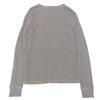 RRL Men's Thermal Henley T-Shirt, Gray, Size M Tops M grayUsed