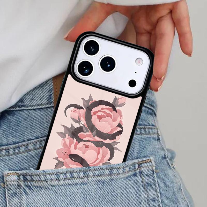 Hand Snake Phone Case for iPhone 16e 15 14 13 12 17 Pro Max Plus Air 17pro Cover Coque