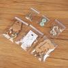 PVC Transparent Self Sealing Bag for Handmade Soap Dessert Accessories 50 Pcs