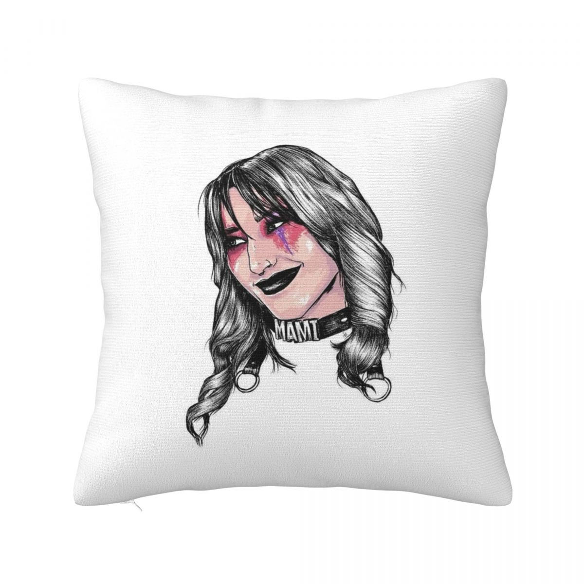 

She Is My Mami! Rhea Ripley Bootleg Wrestler Square Pillowcase Cushion Cover Pillow Case Throw Pillow Cover for Home Sofa 12x12Inch