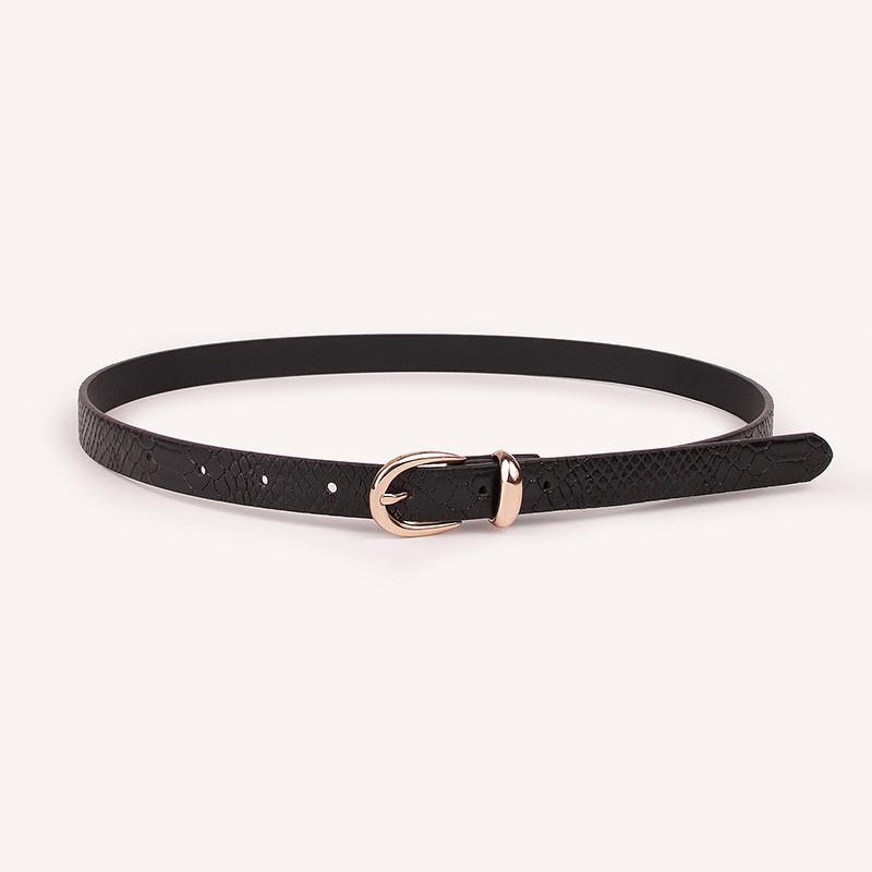 Snake Print Belt Combo Pack With Alloy Buckles For Elegant Daily Use