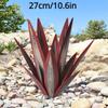 27cm/10.6in Tequila Rustic Sculpture Metal Agave Plant Home Decor Rustic Hand Painted  Garden Ornaments