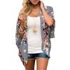 Summer Ladies New Chiffon Beach Skirt Blouse Vacation Style Leopard Print Cardigan Casual Sunscreen Clothing