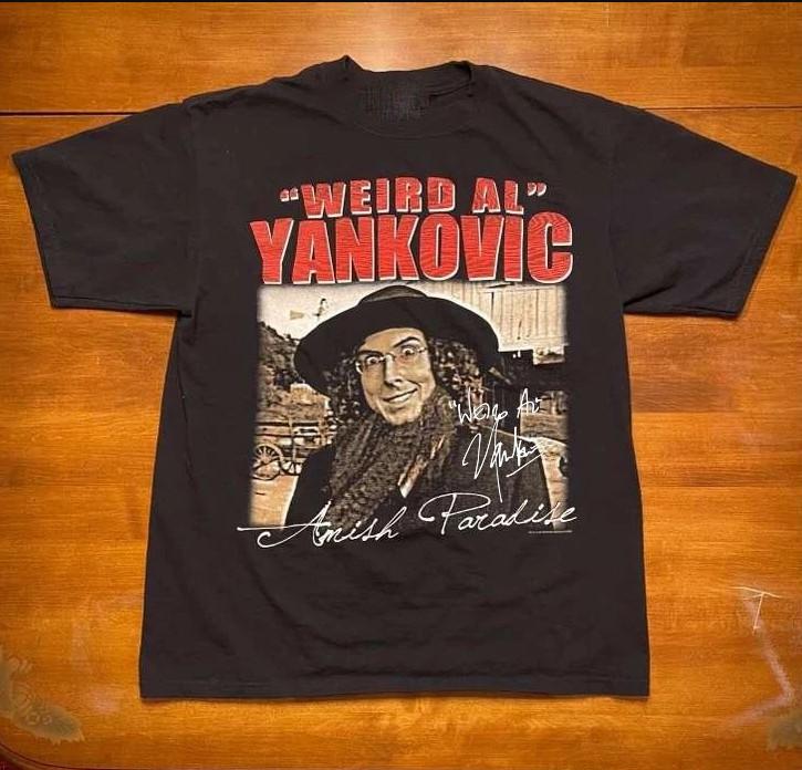 Vtg Amish Paradise By WEIRD AL YANKOVIC T-shirt S-5XL XXL