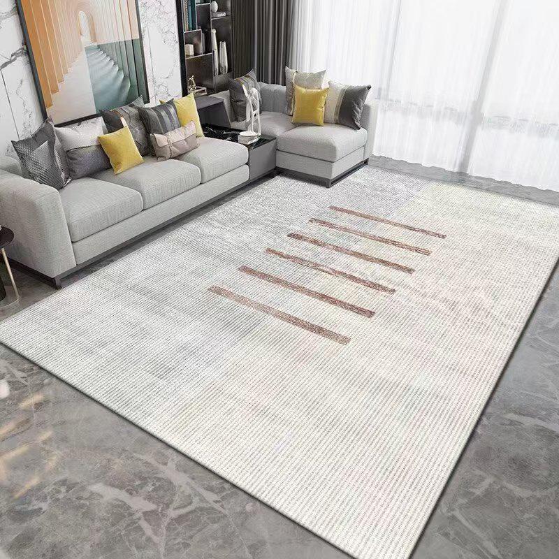 Nordic Winter Classic Imitation Cashmere Living Room Rug for Large Areas