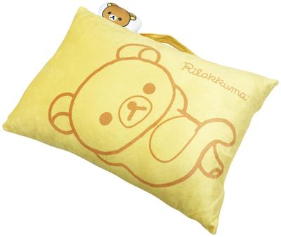 MORIPiLO Morishita Body Pillow Rilakkuma 28x39cm with Handle Stuffed Toy Cushion Character Goods Yellow 4621154 San-X