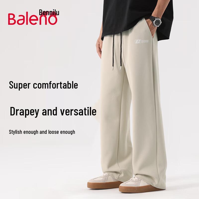 

Baleno Men s Loose-Fit Wide-Leg Straight Casual Pants 5XL