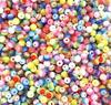 TX02 50 Piezas 8mm Hermosas Redondas Transparencia Cuentas Sueltas Rayas Departamento de Joyería DIY Pulsera Asequible Accesorios de Tendencia Cuentas