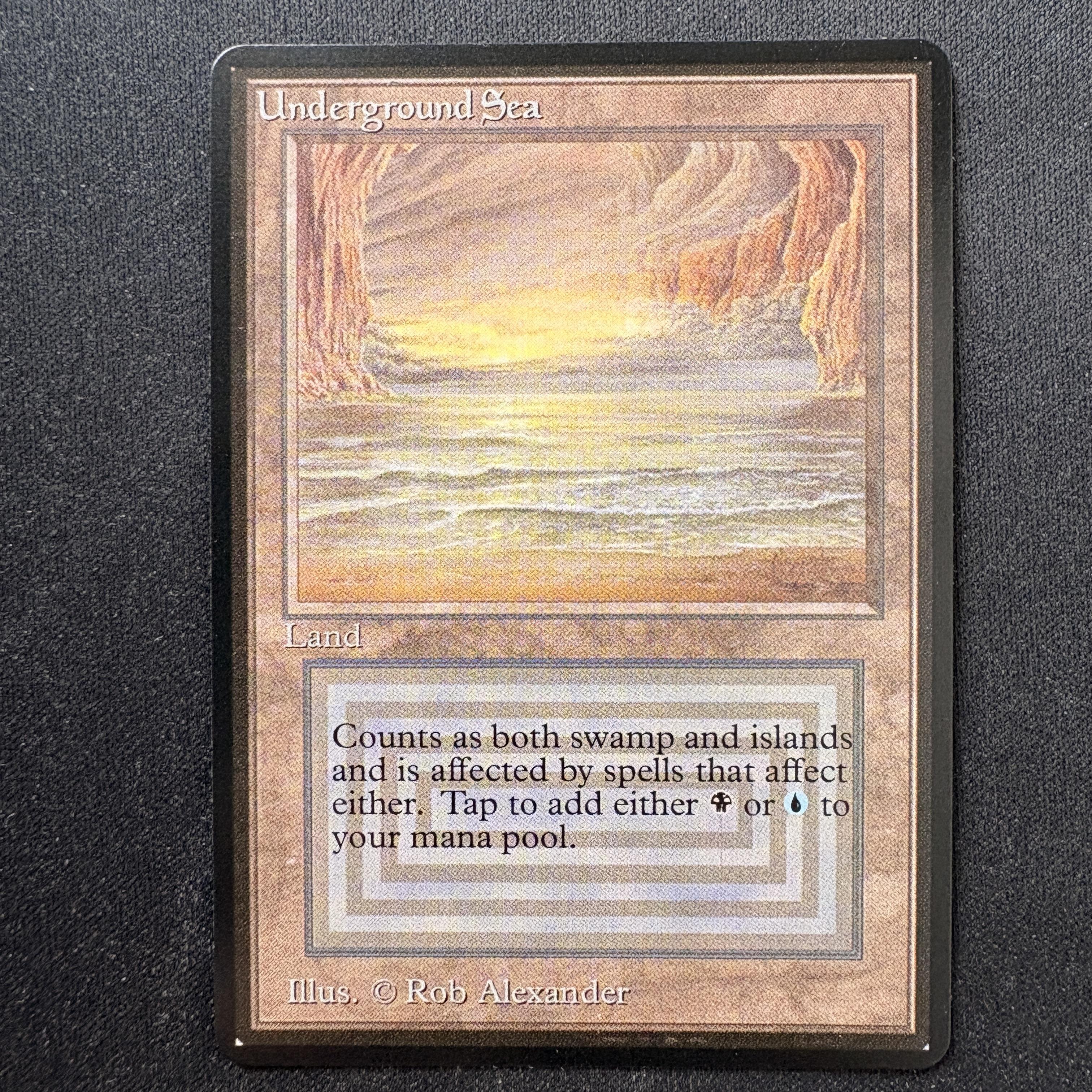 Beta Tcg cards MTG proxy German Black Core dual lands beta taiga the tundra plateau savannah bayou gathering