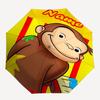 Custom Name Curious George Theme Automatic Umbrella, Lightweight & Portable, 8 Rib, Perfect for Outdoor Travel, Birthdays, Christmas, Gifts.