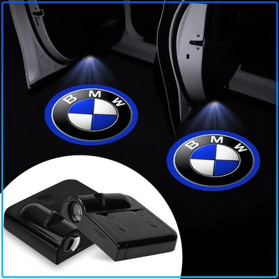 2Pcs Car Door Emblem Light LED Welcome Lamp Wireless Laser Projector For M Performance 1 3 5 7 Series M3 M4 M5 M6 X1 X3 X5 X6 X7 E30 E34 E36 E39