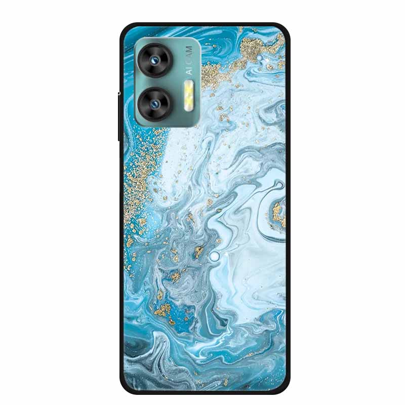 Pro Oukitel C36 C35 Pouzdro Luxusní TPU Měkké Silikonové Pouzdra na Telefon Zadní Kryt pro Oukitel C35 OukitelC36 Nárazuvzdorné Květiny Fundas