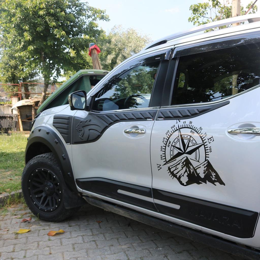 

Молдинг на верх двери (6 шт, ABS) для Nissan Navara/NP300 2016- гг