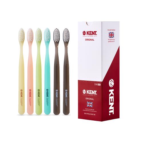 Kent Toothbrush Original Soft Ultra-Fine Bristle 6-Pack