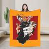 Bleach Kurosaki Ichigo Anime Cartoon Blanket Quality Warm  Throw Blanket Winter Airplane Travel Outdoor Print Bedspread