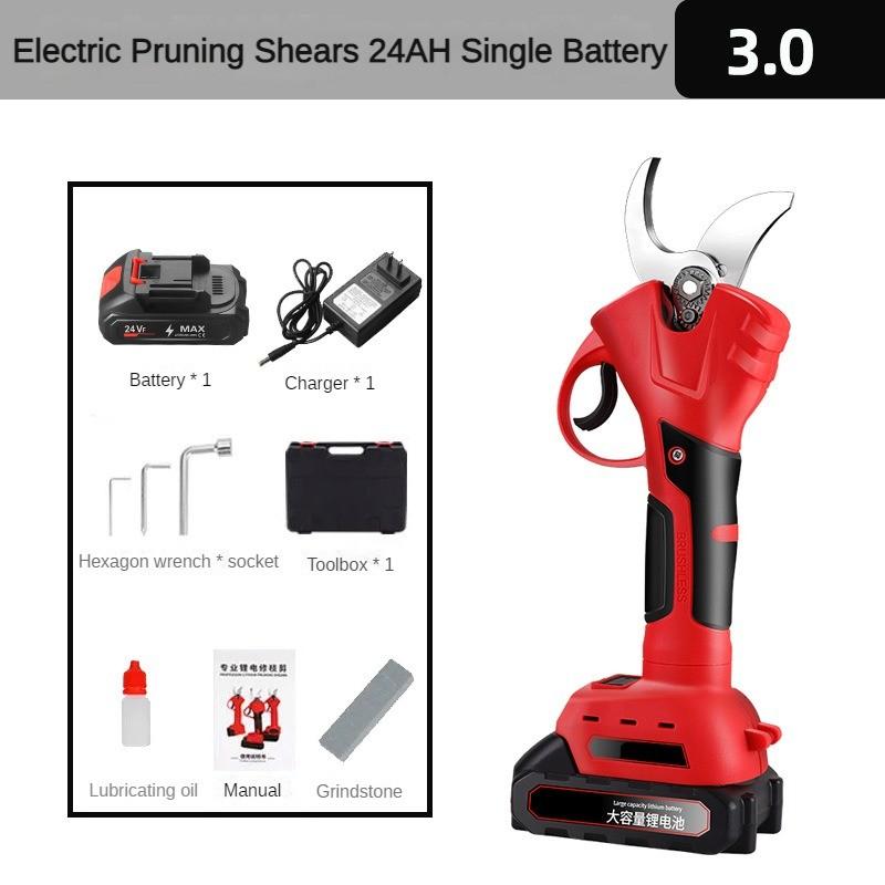 Rechargeable Branch Cutting Scissors Household Gardening Fruit Tree Pruning Tools Portable Electric Pruning Shears