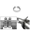 Universal 3" Inch 2" Inch Stainless Steel V-Band Turbo Downpipe Exhaust Clamp Vband 76mm 50mm
