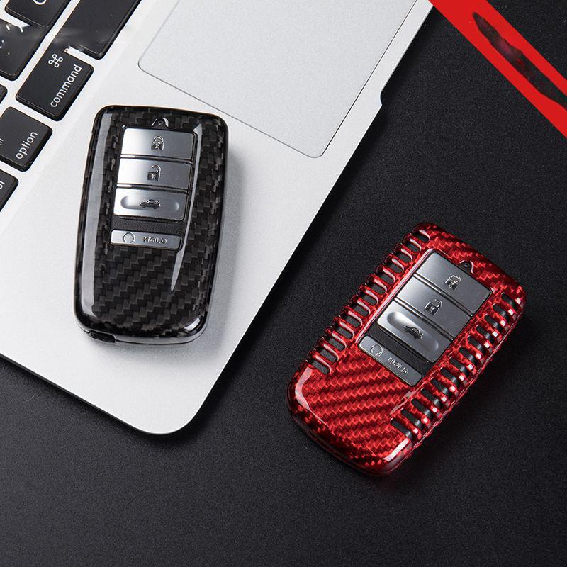 Real Carbon Fiber Car Key Case Key Cover For Acura Ldx Mdx Rdx Nsx Rtlx Tlx-L Tlx Rlx Car Styling