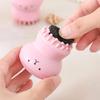 Leeonz Facial Cleansing Brush Silicone Handheld Face Brush Christmas Gifts Massager Cute Small Octopus Shape Face Scrubber for Deep Cleaning Gent