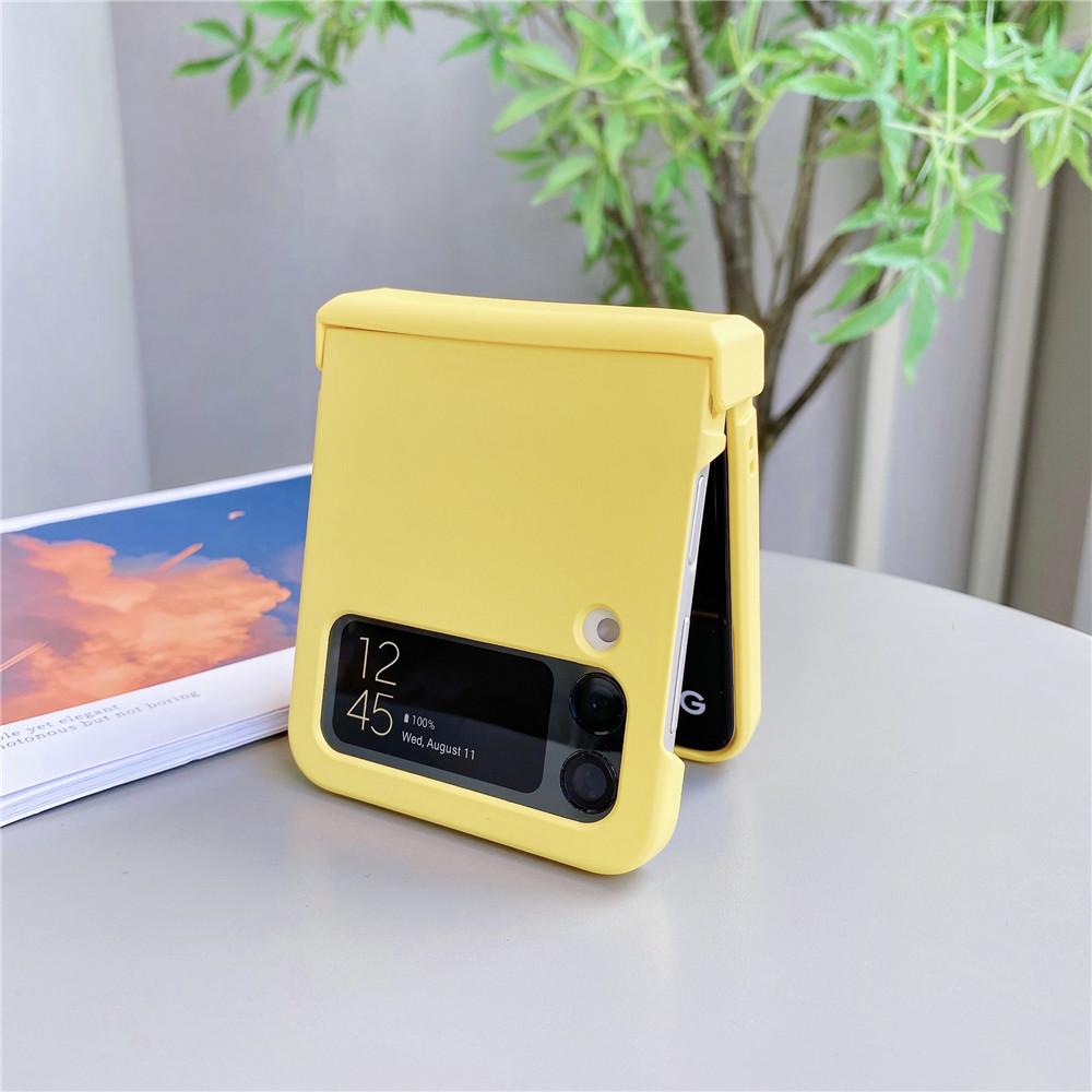 Für Samsung Galaxy Z Flip 4 Mattierte Handyhülle Galaxy Z Flip 4 Mobiltelefone Einfarbig Ultradünne Flip-Hülle Abdeckung Flip4 Hülle