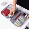 Card Holder Travel Wallet Solid Color Card Storage Bag Passport Bag  Travel Accessories
