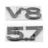 V6 V8 5.7 Car Logo, Suitable for Cool Luze Car Logo Prado Domineering English Letter Label Displacement Standard