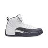 Air 12 Retro 'Grigio Scuro' (Unisex) Scarpe da Basket Vintage Bianche / Grigio Scuro / Rosso Gym 130690 160