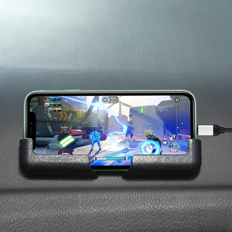 Adjustable Width Phone Holder Car Self-adhesive Clip Stand GPS Dashboard Bracket