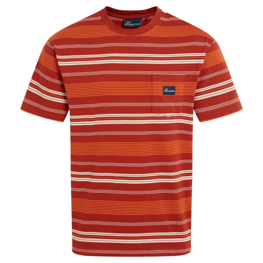 Craghoppers Mens Pointer Striped Short-Sleeved T-Shirt