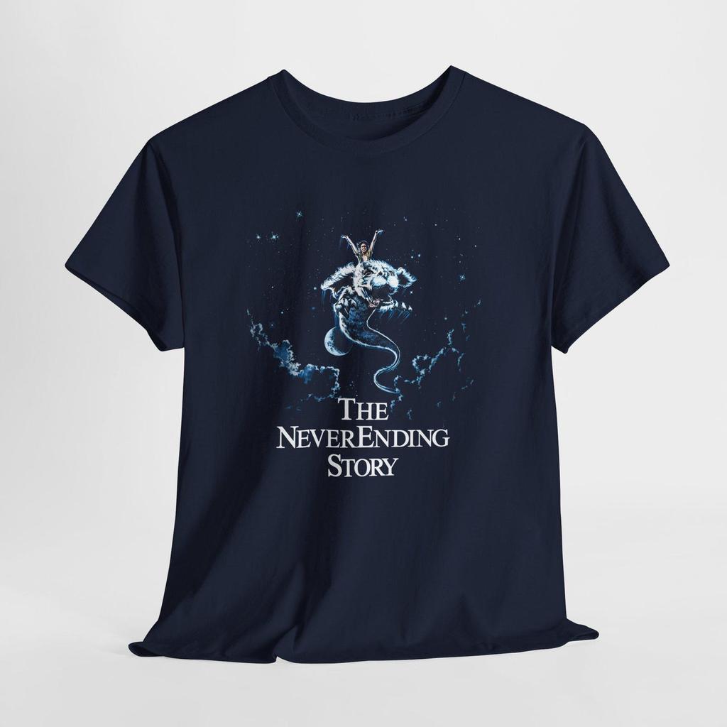 La Storia Infinita Film T-shirt da Uomo Blu Navy Nero Taglia S-5XL