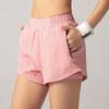 Women's Quick-Dry Sports Shorts - Anti-Exposure, Two-Piece Look, Breathable, Yoga/Running Fitness Shorts for Summer